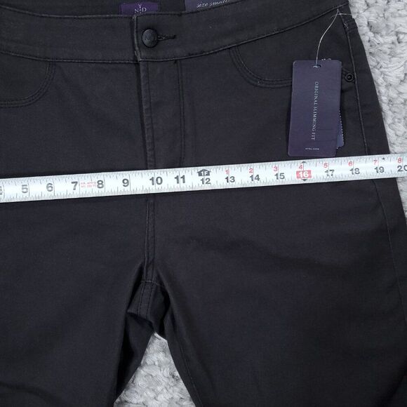 NYDJ Legging Rolled Skinny Jeans Gray Lift Tuck Stretch Size 12 Slimming - Picture 11 of 13